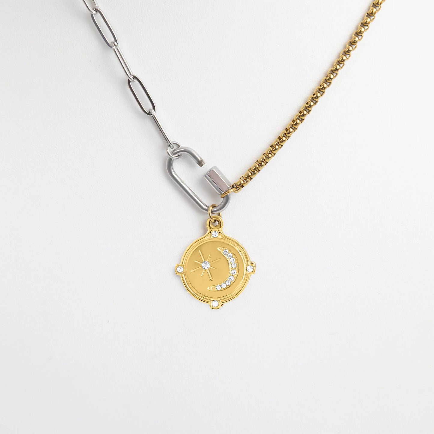 The Aureole Mixed Metal Chain Necklace
