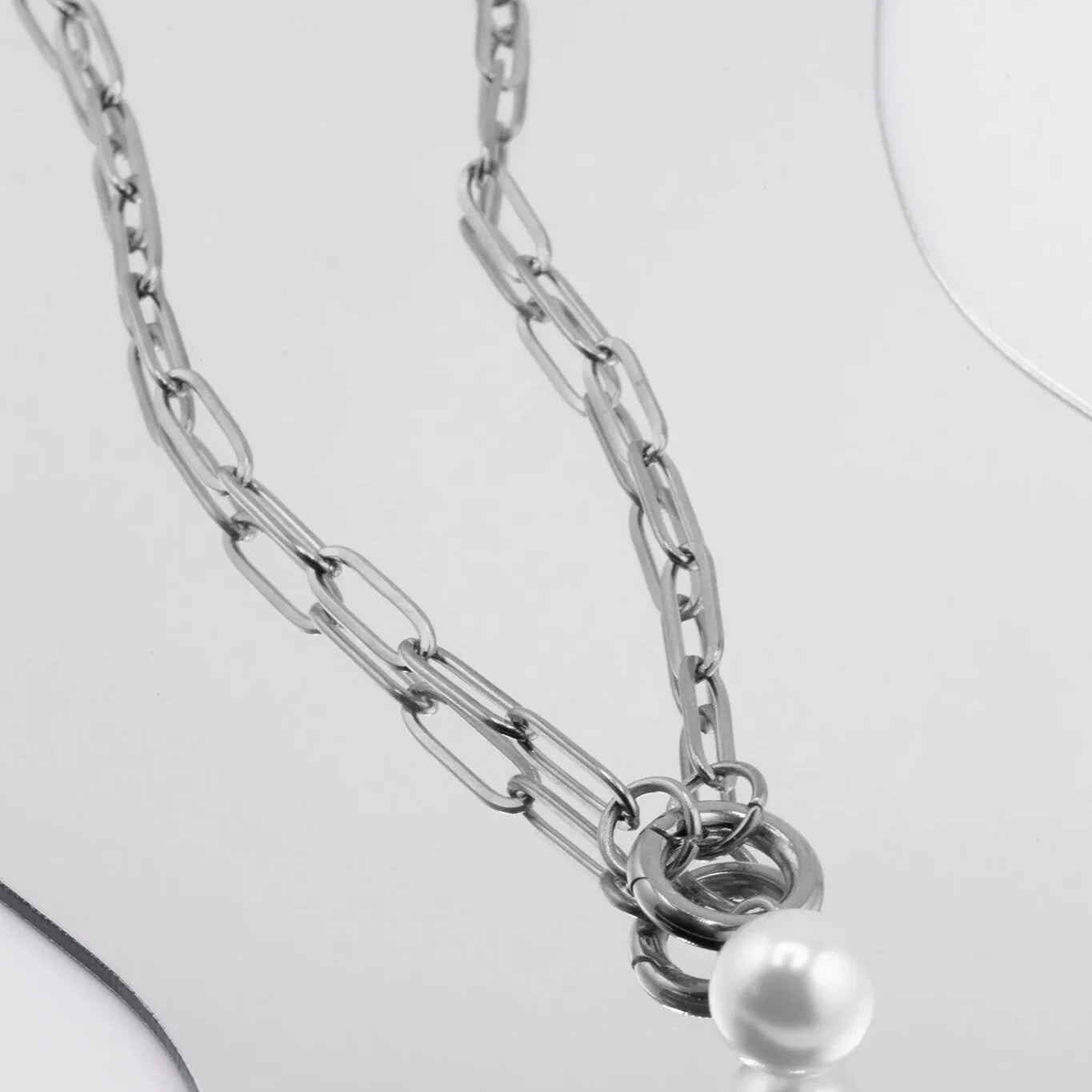 The Alys Paperclip Charm Collector Necklace