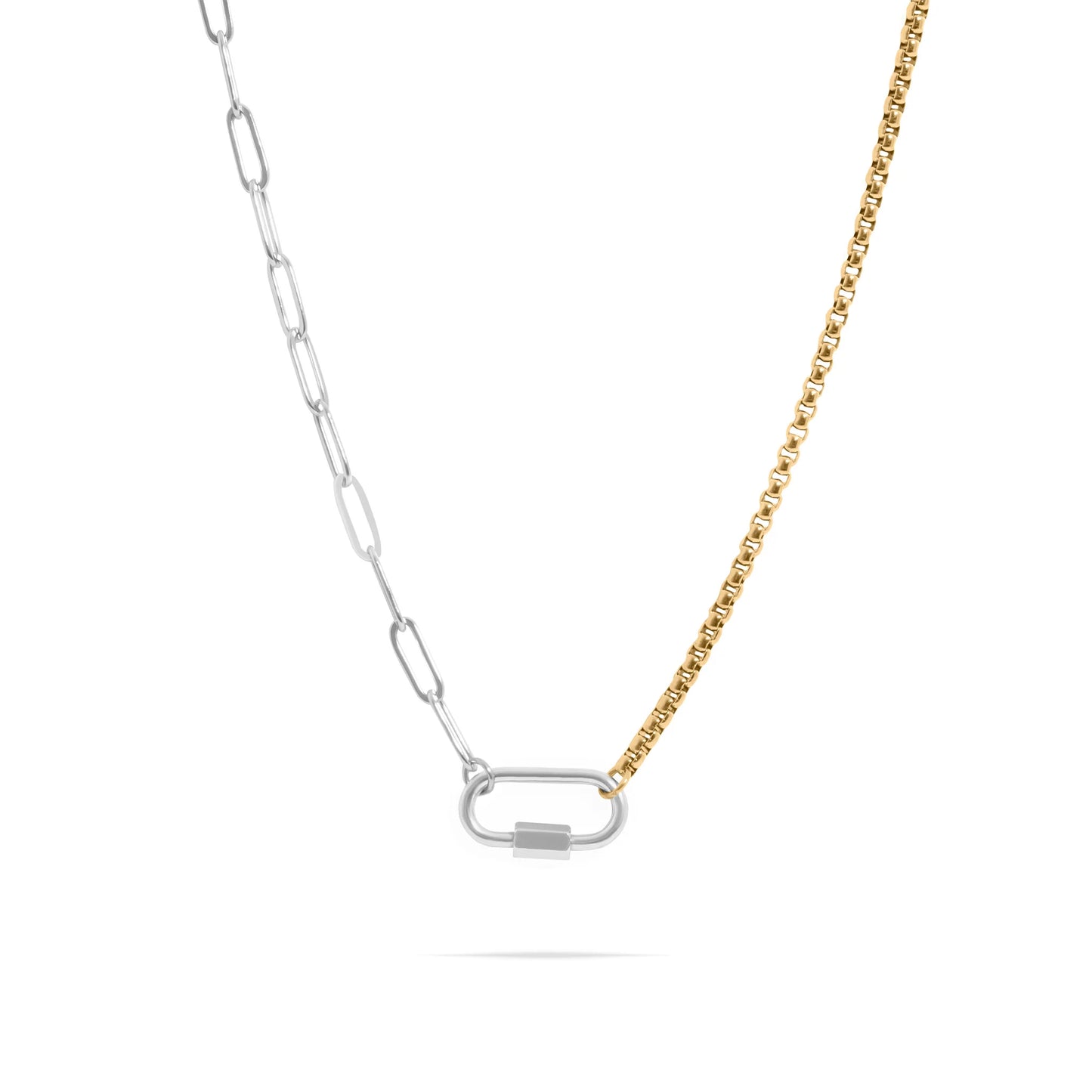 The Aureole Mixed Metal Chain Necklace