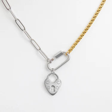 The Aureole Mixed Metal Chain Necklace