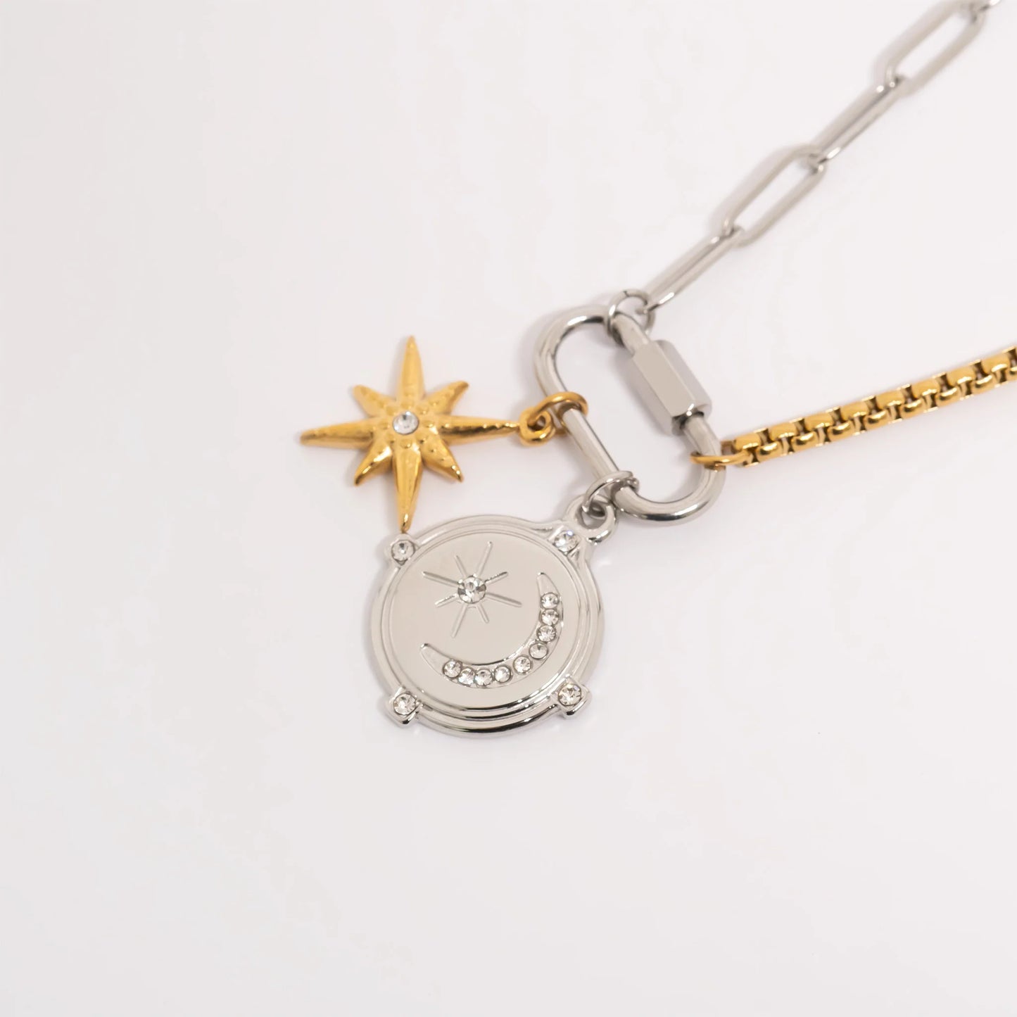 The Aureole Mixed Metal Chain Necklace