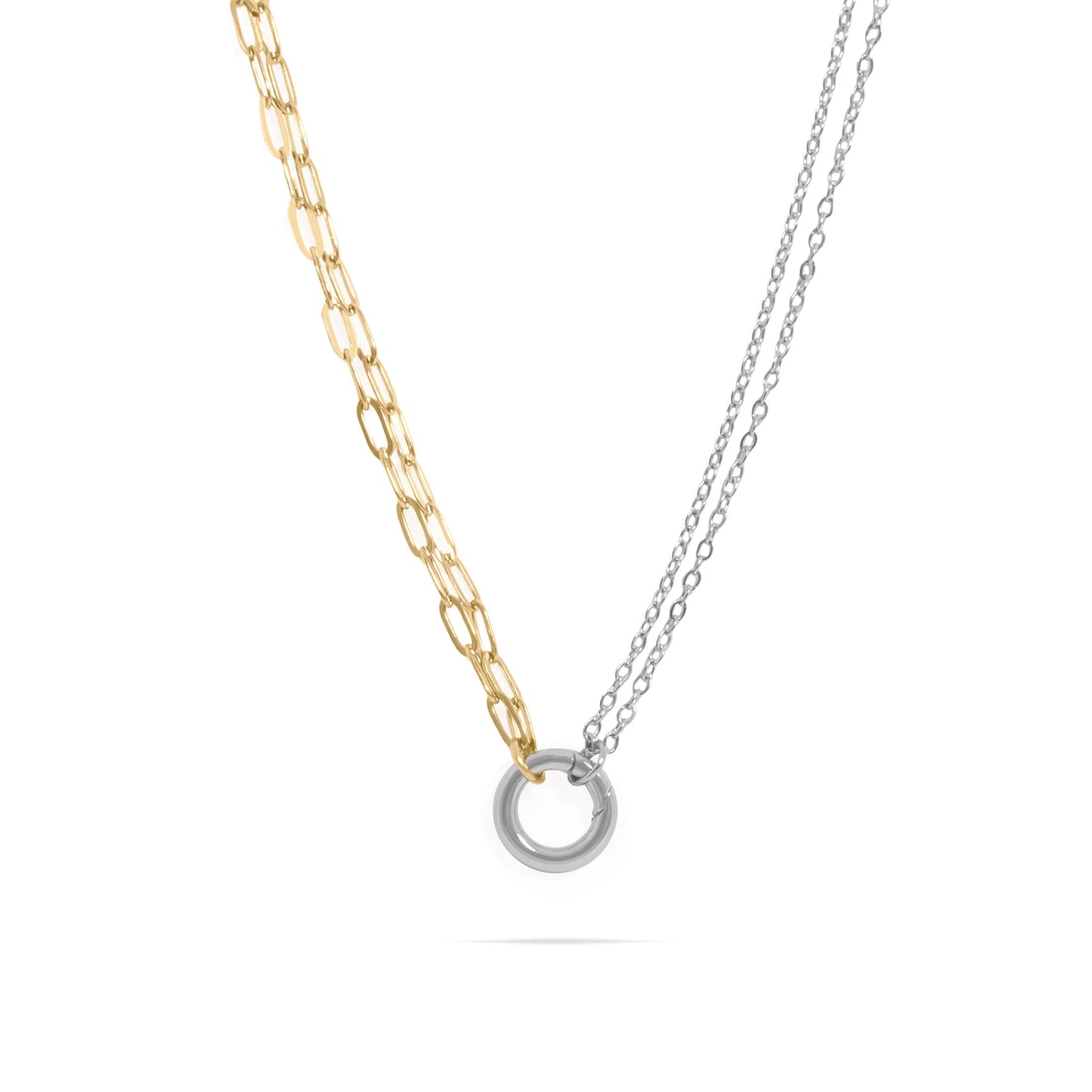 The Luster Mixed Metal Chain Necklace