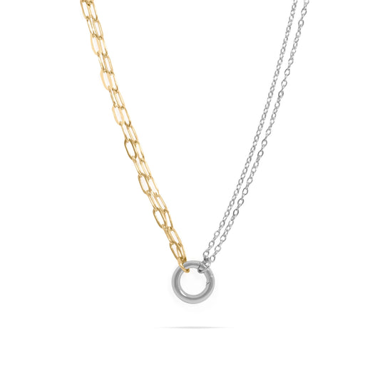 The Luster Mixed Metal Chain Necklace