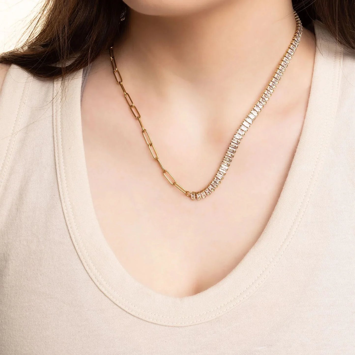 Rosemary Split Chain Necklace