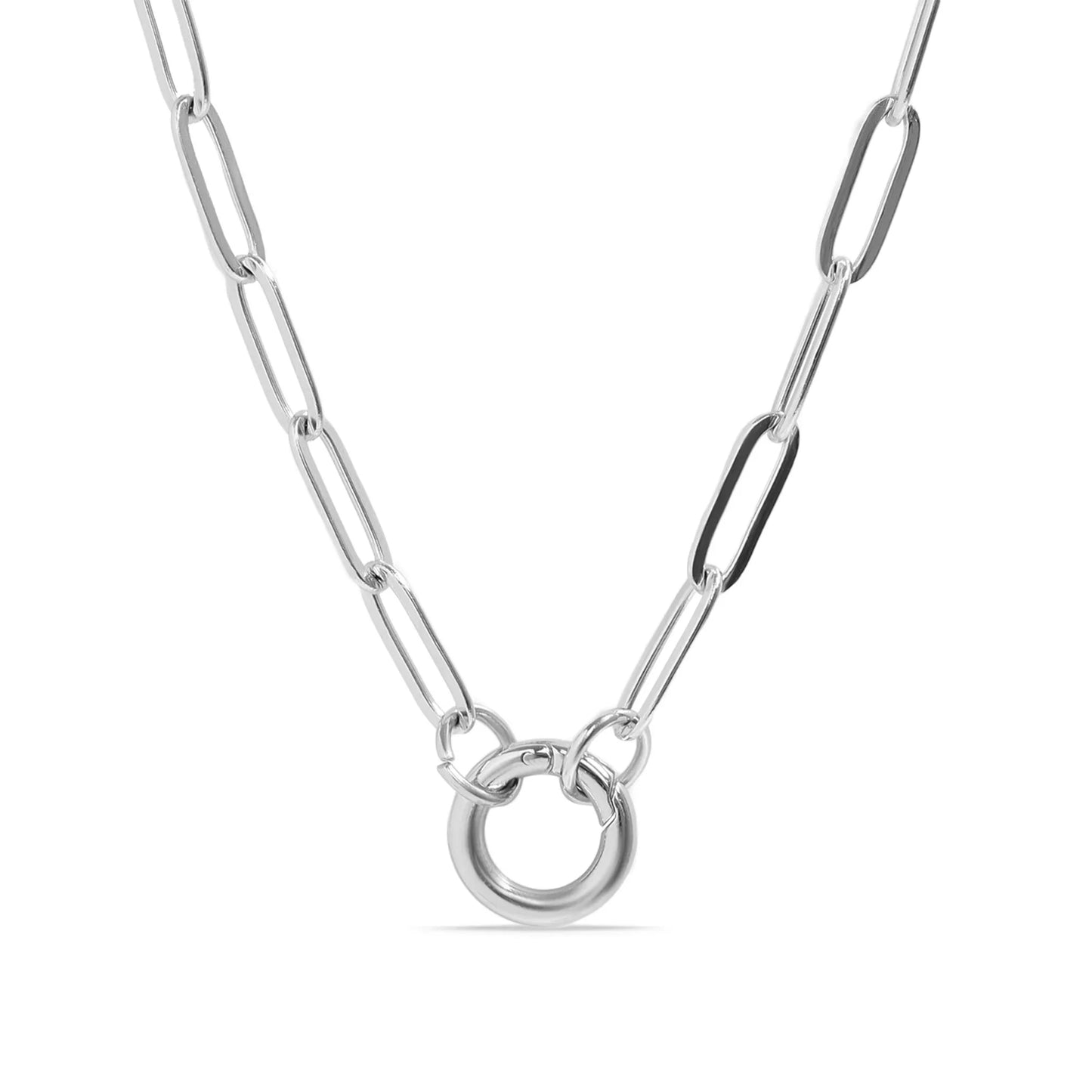 The Alys Paperclip Charm Collector Necklace
