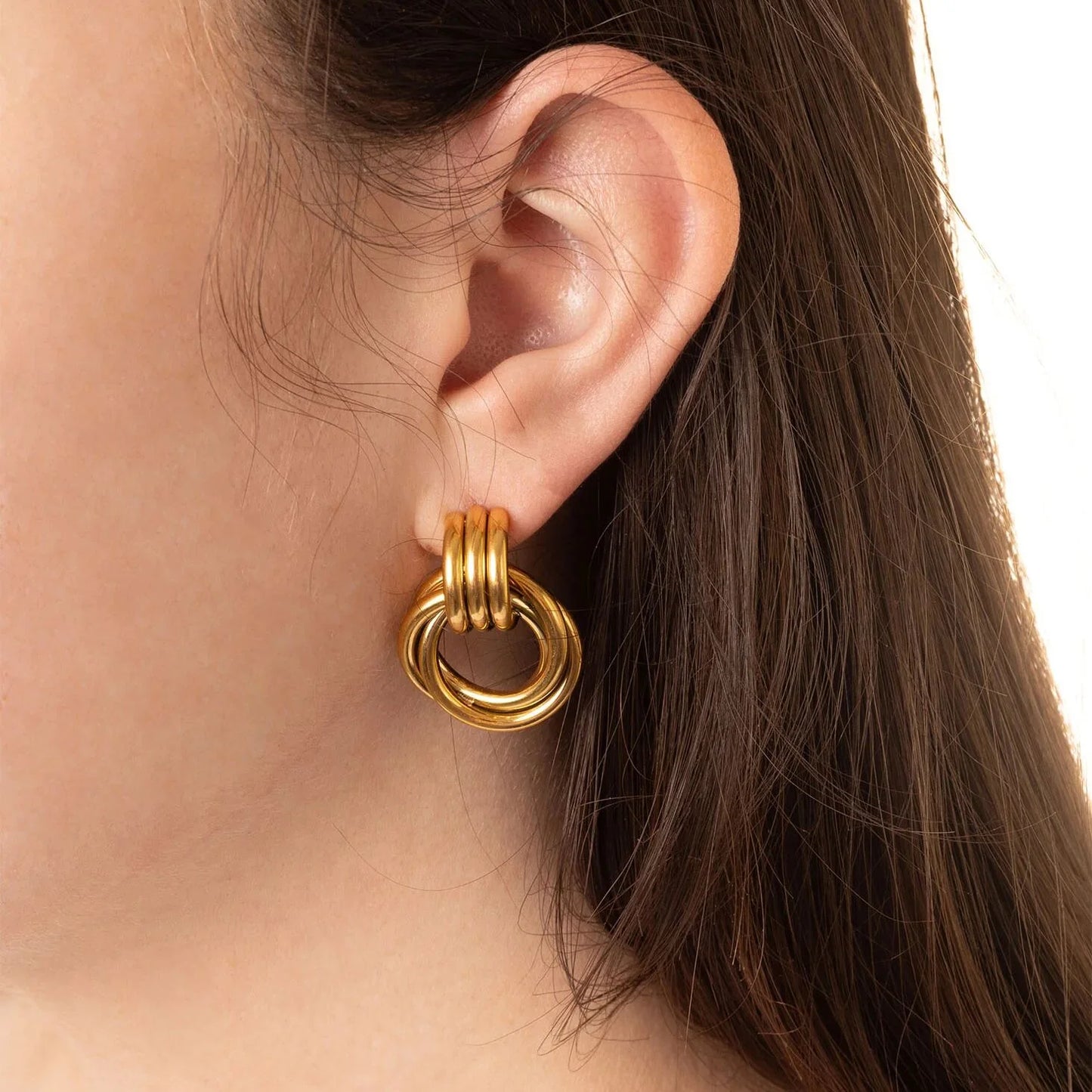 The Turn of the Tide Stud Earrings