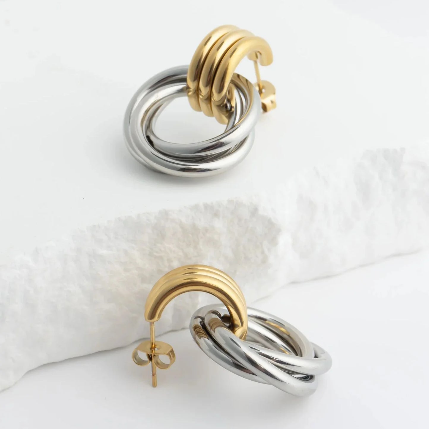 The Turn of the Tide Stud Earrings
