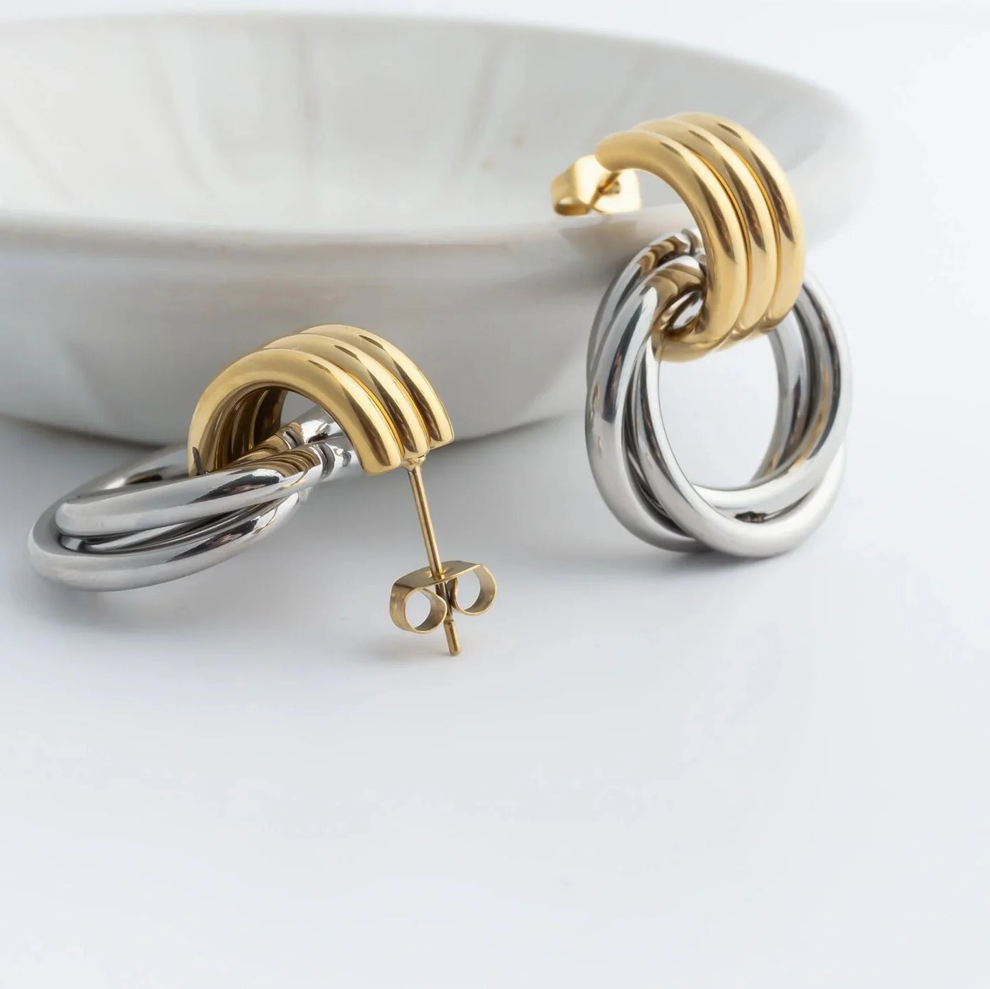 The Turn of the Tide Stud Earrings