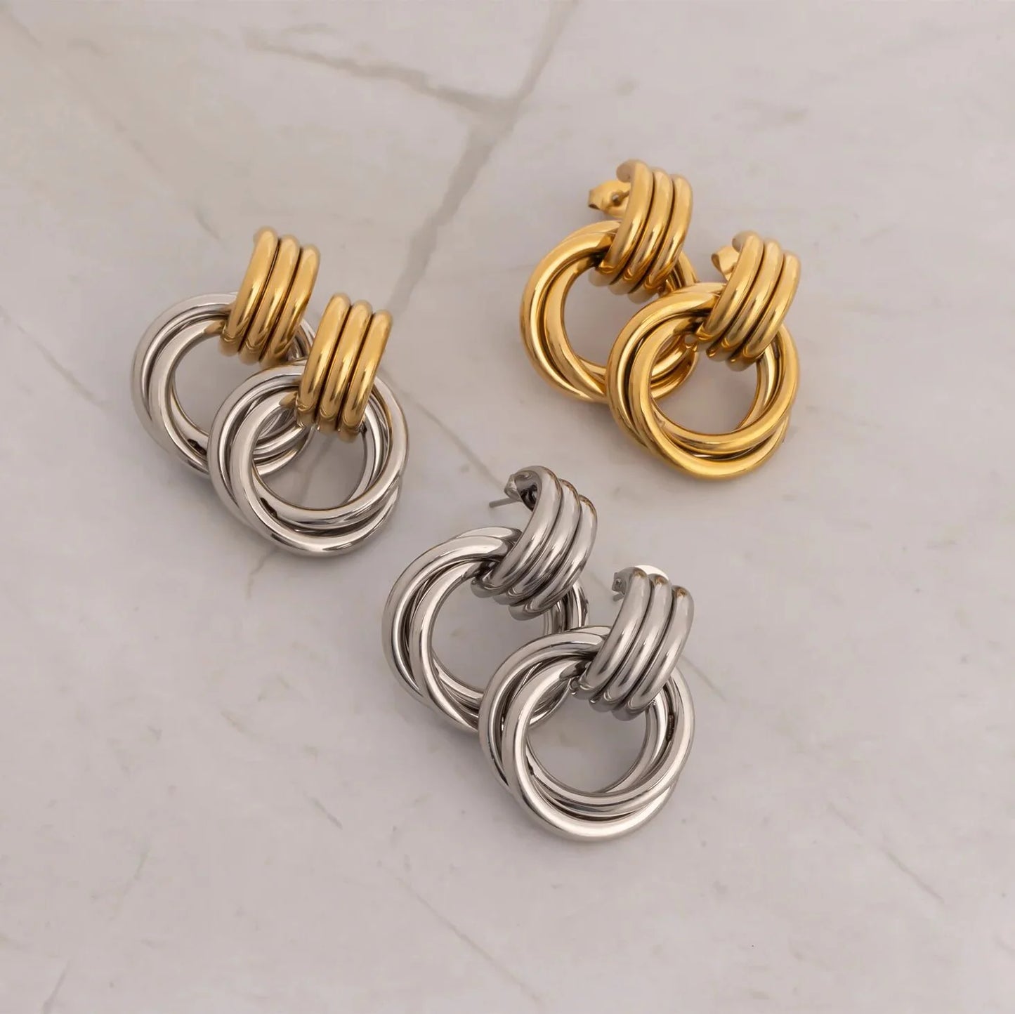 The Turn of the Tide Stud Earrings