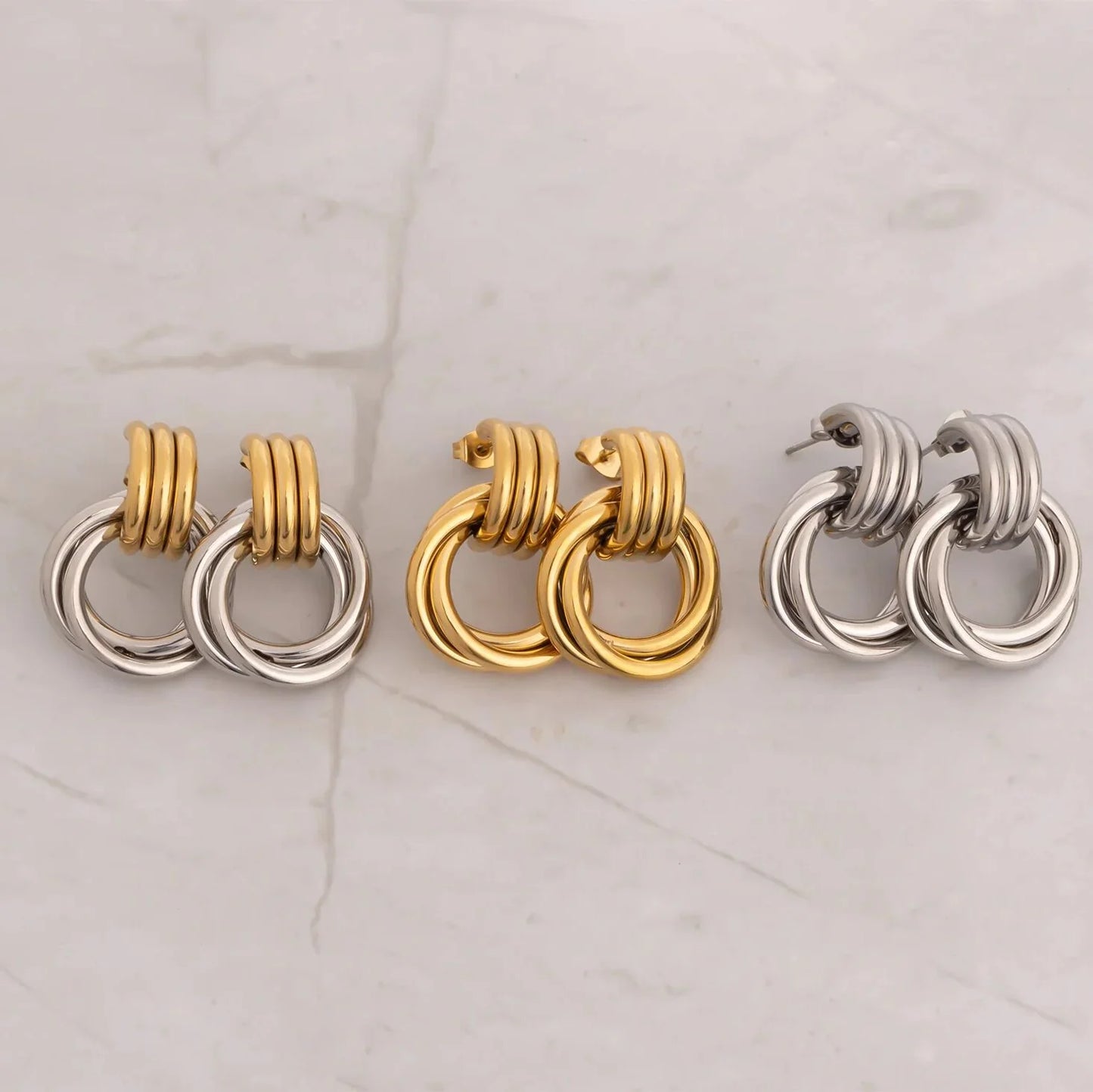 The Turn of the Tide Stud Earrings