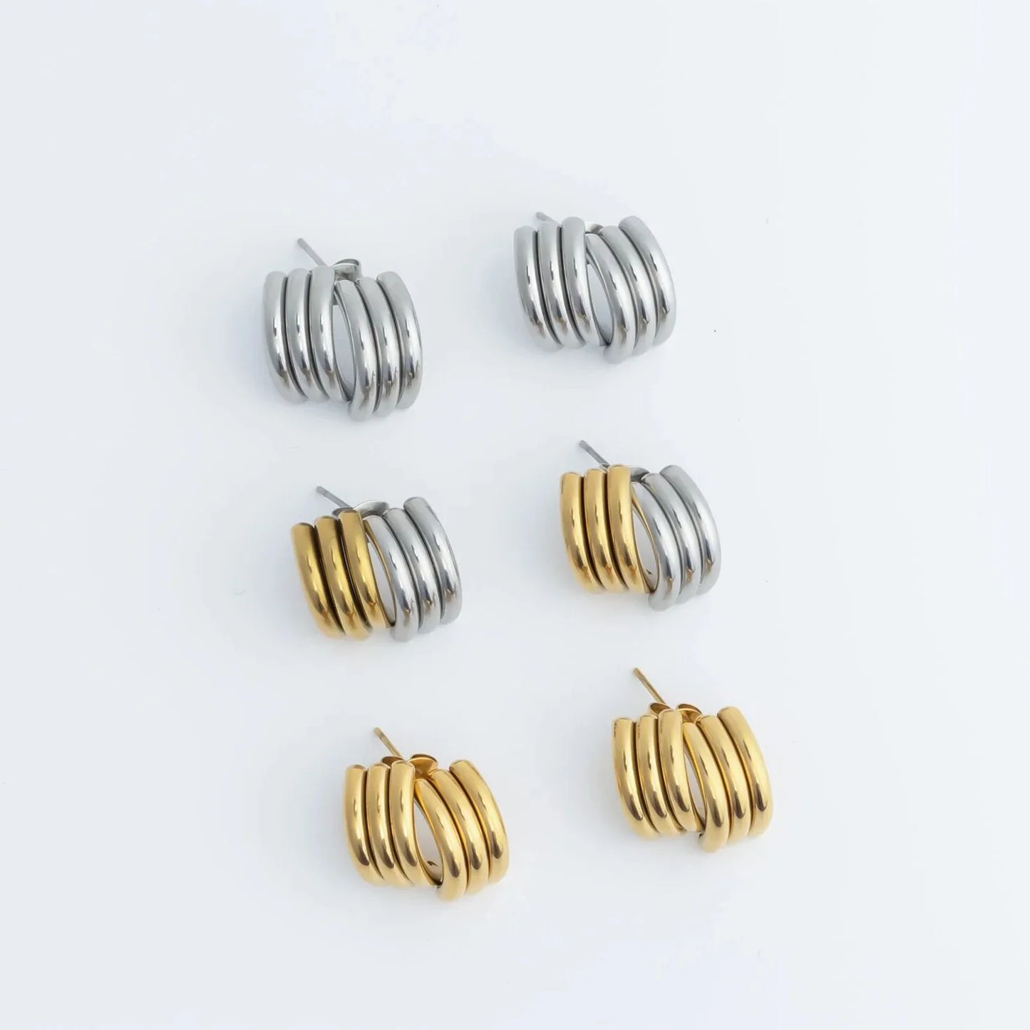 The Shifted Tide Stud Earrings