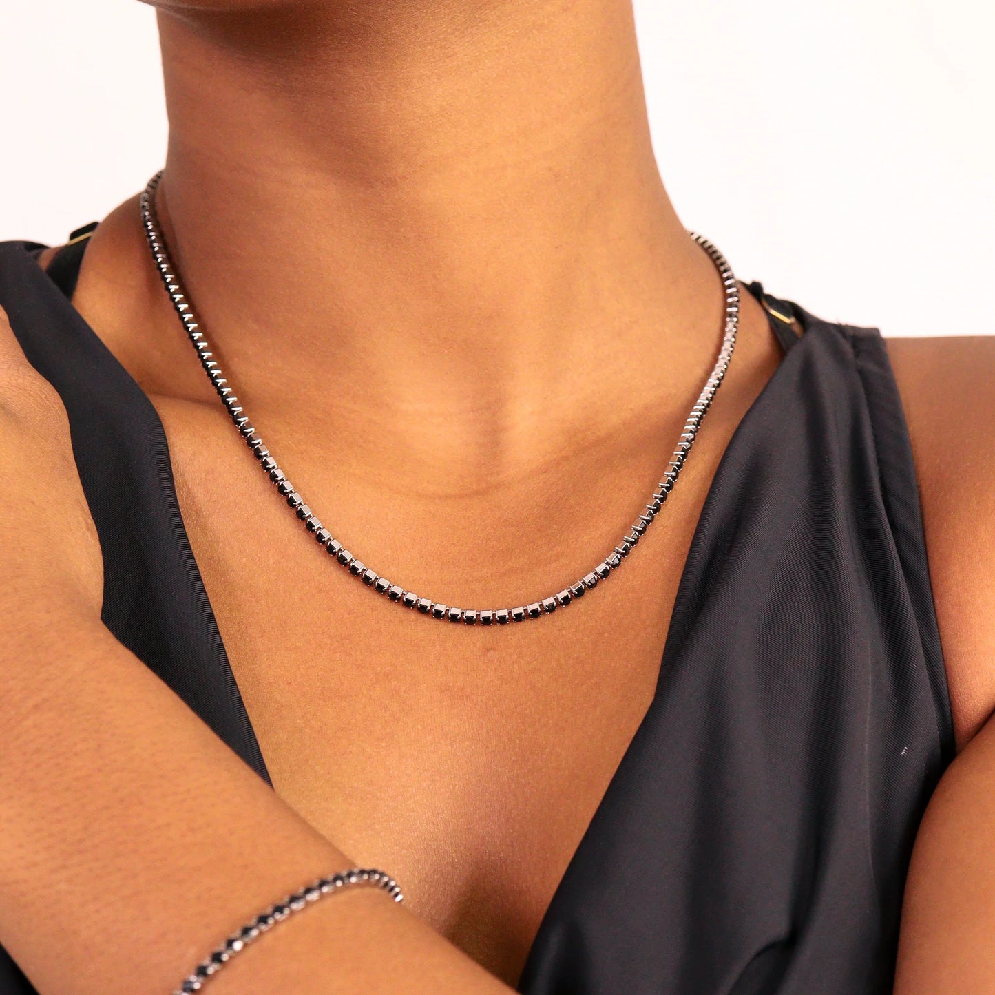 The Sable Tide Tennis Necklace