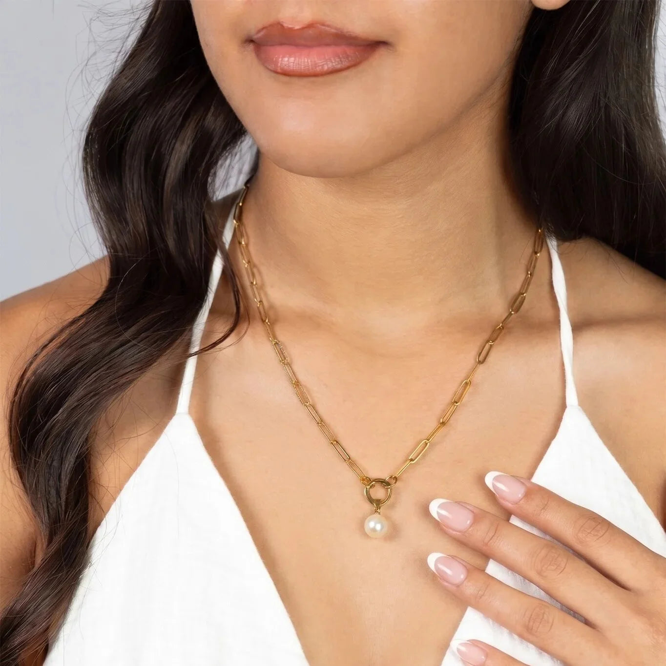 The Alys Paperclip Charm Collector Necklace