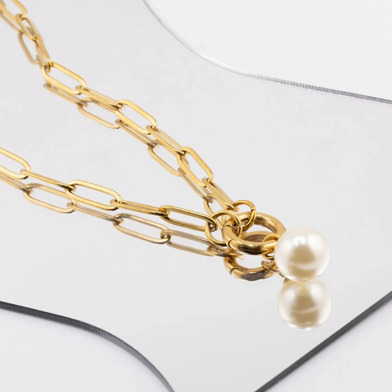 The Alys Paperclip Charm Collector Necklace