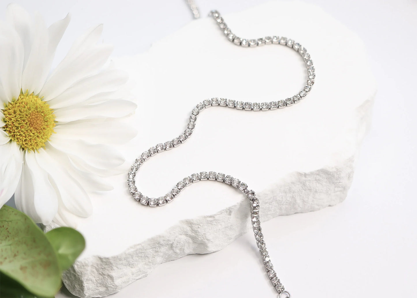 The Lumina Tide Tennis Necklace