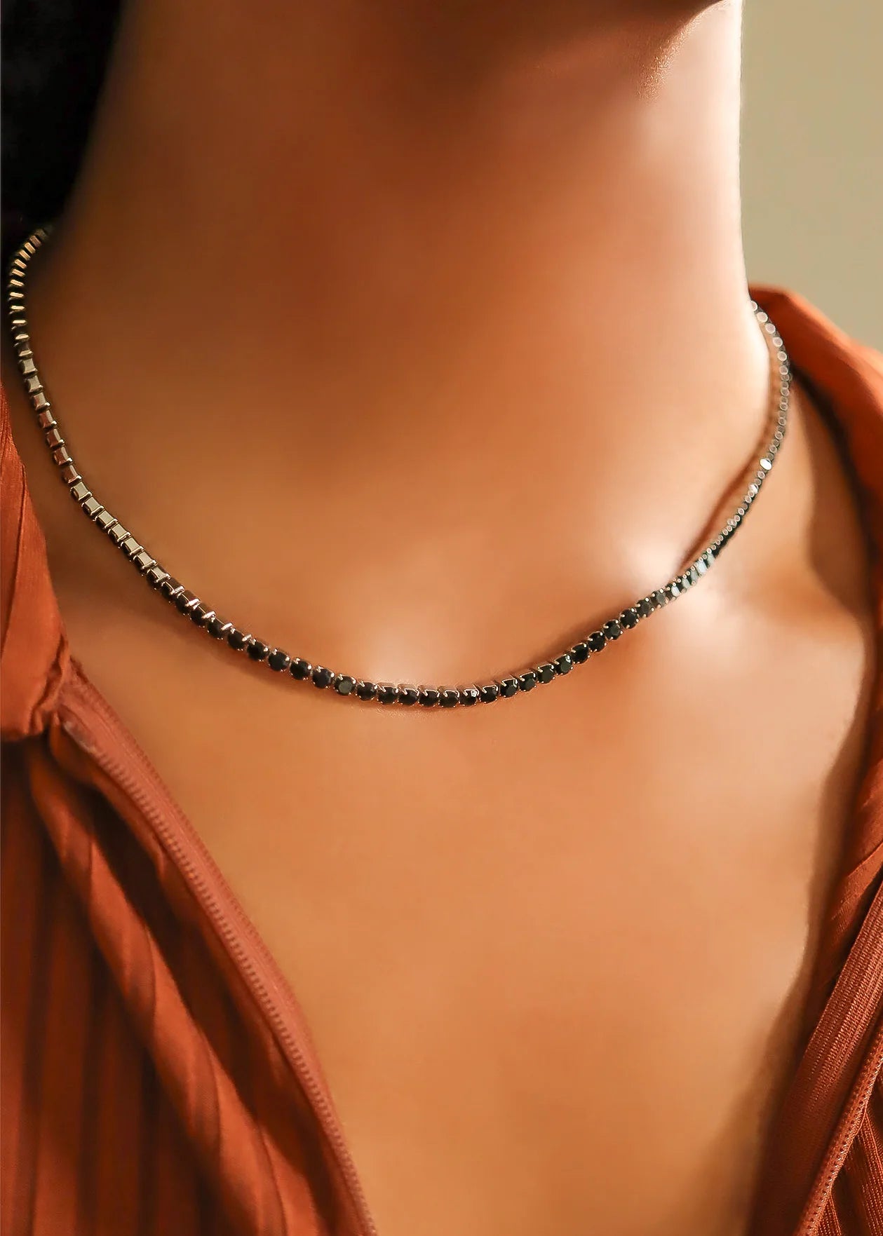 The Sable Tide Tennis Necklace