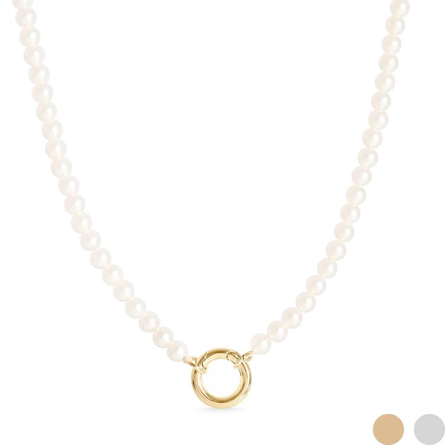 The Pearl Charm Collector Necklace